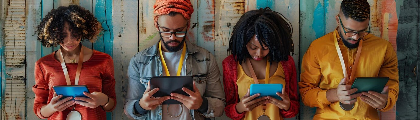 business-professionals-celebrating-success-with-medals-tablets-dreamy-background-photo-real_980716-337917